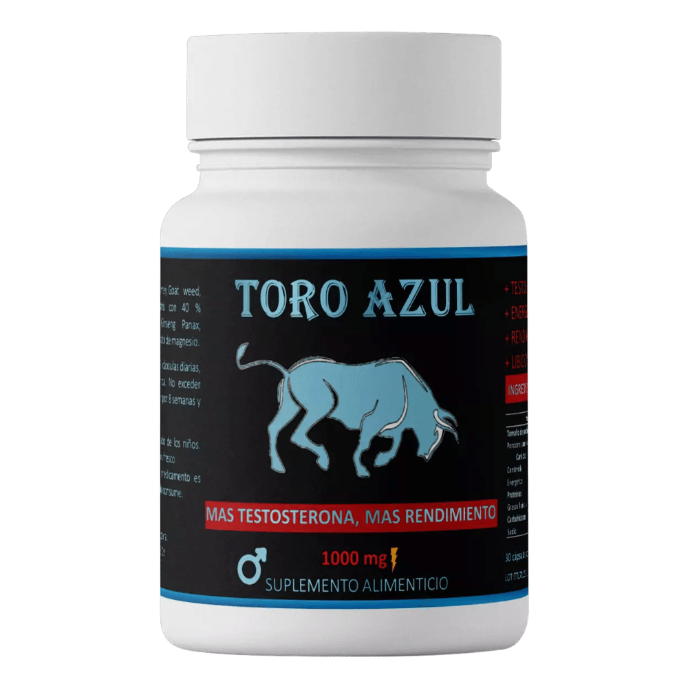 TORO AZUL™ TABLETAS PREMIUM RENDIMIENTO Y VITALIDAD 🌿 Fórmula natural sin químicos - Shopful