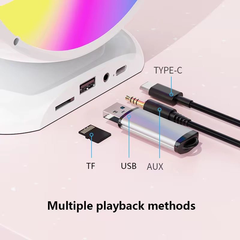 GlowNest™ – Lámpara Despertador Inteligente con Bluetooth + RGB + Garantia Extendida - Shopful