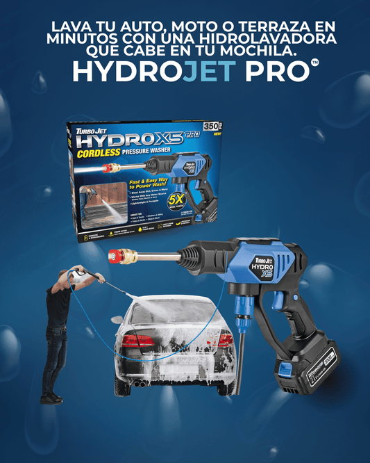 HydroJet Pro™ – Hidrolavadora Inalámbrica Portátil de Alta Presión + Garantía extendida - Shopful