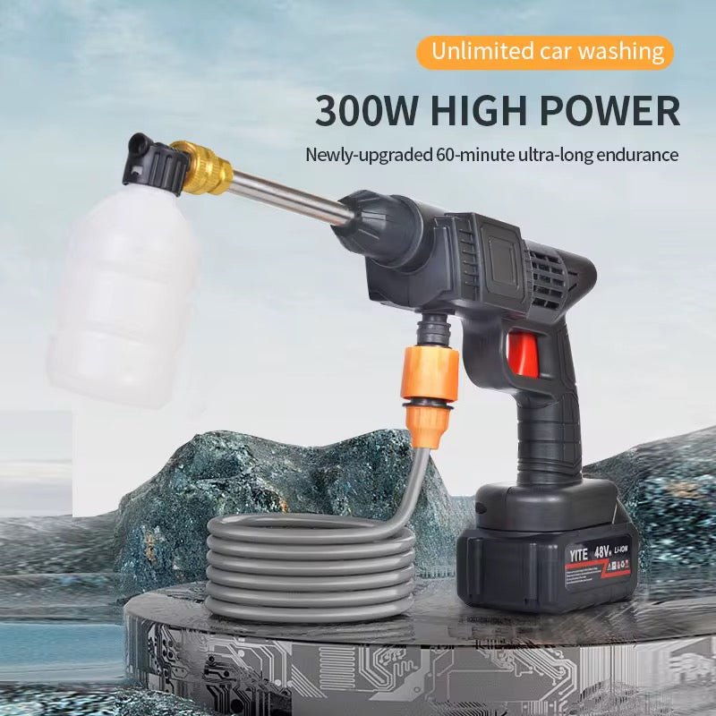 HydroJet Pro™ – Hidrolavadora Inalámbrica Portátil de Alta Presión + Garantía extendida - Shopful
