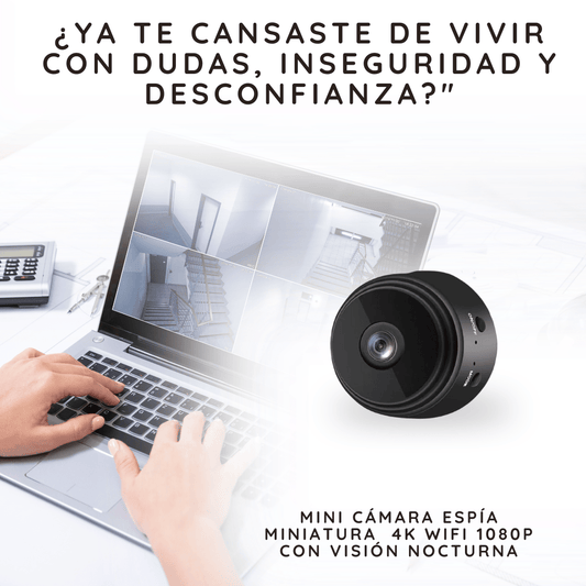 Mini Cámara Espía PREMIUM + 1 Año de Garantia Exclusiva! [1080P ULTRA HD] - Shopful