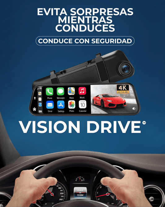 Retrovisor VISION DRIVE PRO 4K™ – Tu copiloto invisible + Garantia Extendida - Shopful